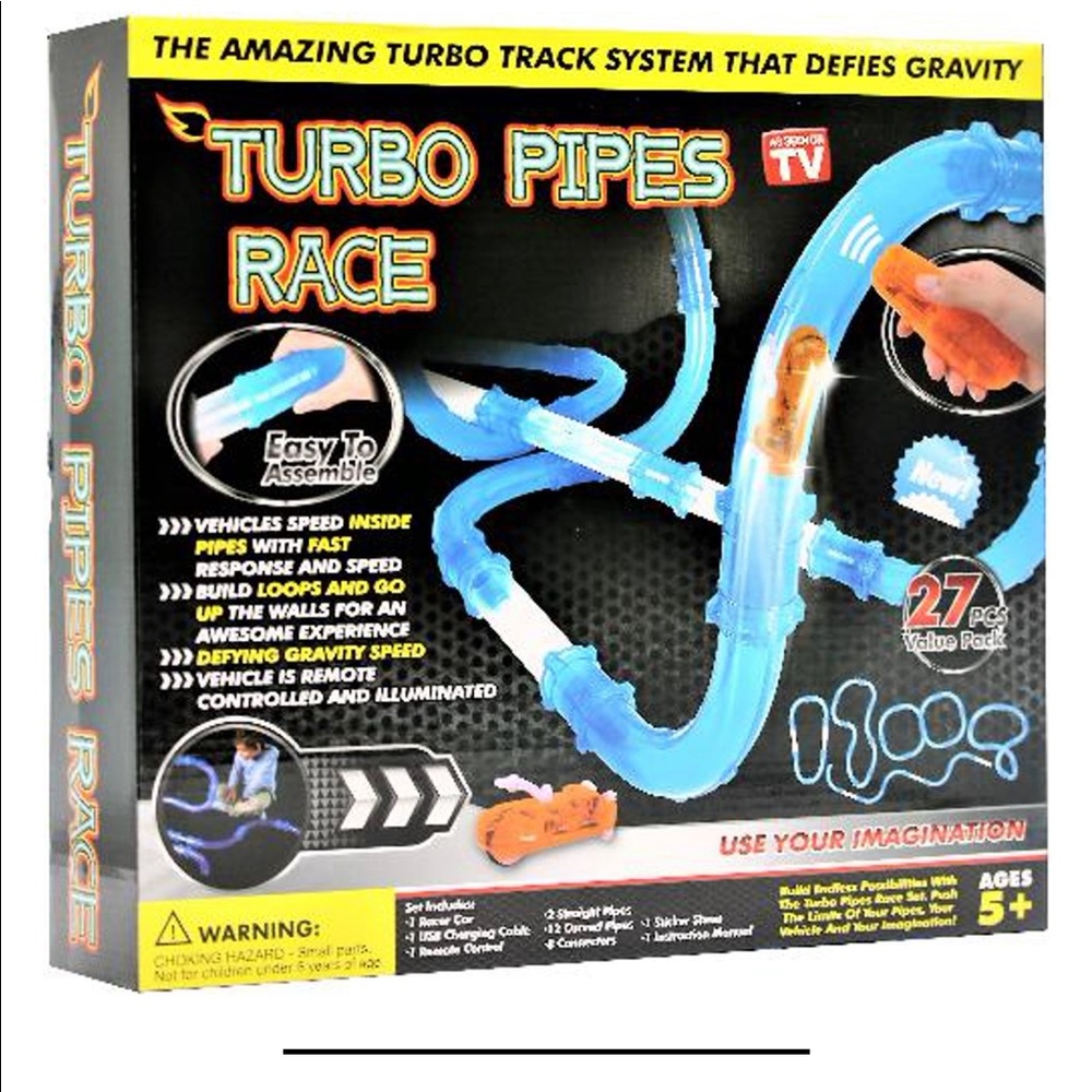 As seen on tv turbo tracks race set